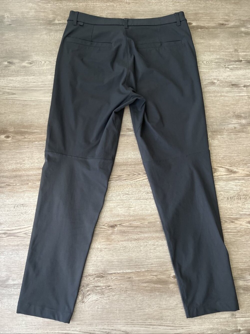 Lululemon Commission Pants Mens 32x29 Dark Gray Slim Fit Warpstream - Picture 11 of 16
